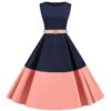 Buckle Back to 50-th Bright Color Party Dress BUCKLE DRESSES color: 1419-001|1419-002|1419-003|1419-004|pettiskirt black|pettiskirt red|pettiskirt white