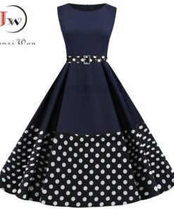 Buckle Back to 50-th Bright Color Party Dress BUCKLE DRESSES Color: 1419-004 Size: S 