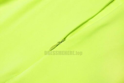 Neon Zip Up Autumn Long Sexy Zipper Front Long Sleeve Bandage Dress NEON ZIP UP DRESSES color: Black|Green|Rose Red