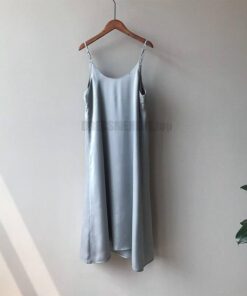 Spaghetti Strap Summer Shift Midi Strap Adjust Sleeveless Elegant Dress SPAGHETTI STRAP SUMMER DRESSESES Color: 0386--blue Size: M 