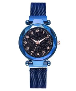 Starry Sky Clock Luxury Fashion Diamond Quartz Wrist Watches  GIFTS Color: Blue1 