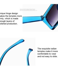 Cat Eye Square Women Designer Luxury Sunglasses GIFTS af7ef0993b8f1511543b19: Black Gray|Blue|Champagne|Leopard|Red|White 