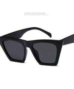 Cat Eye Square Women Designer Luxury Sunglasses GIFTS Lenses Color: Black Gray 