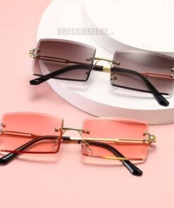 Retro Frameless Gradient Sunglasses GIFTS af7ef0993b8f1511543b19: C1|C2|C3|C4|C5|C6|C7|C8|C9