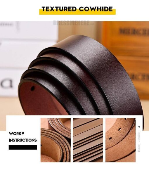 Women Genuine Leather Pin Buckles Vintage Belt GIFTS color: Black|black-coffee|black-orange|coffee|Orange|redbrown|White