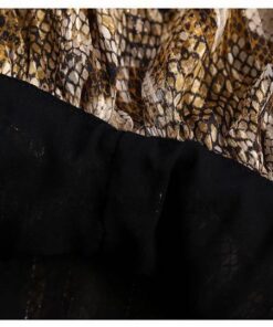 snakeskin print ruffle dress lantern sleeve v neck sexy dresses spring autumn sukienka letnia za 2020 women vestido de mujer NEON COLOR DRESSES color: Blue|Brown|Pink 