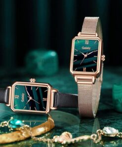 Gaiety Brand Women Watches Fashion Square Ladies Quartz Watch Bracelet Set Green Dial Simple Rose Gold Mesh Luxury Women Watches GIFTS color: 1pc Leather Watch|1pc Leather Watch|1pc Leather Watch|1pc Leather Watch|1pc Leather Watch|1pc Mesh Watch|1pc Mesh Watch|1pc Mesh Watch|1pc Mesh Watch|1pc Mesh Watch|2pcs Leather Set|2pcs Leather Set|2pcs Leather Set|2pcs Leather Set|2pcs Leather Set|2pcs Leather Set|2pcs Mesh Watch Set|2pcs Mesh Watch Set|2pcs Mesh Watch Set|2pcs Mesh Watch Set|2pcs Mesh Watch Set 