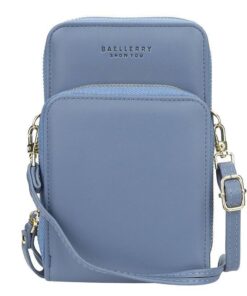 2020 New Mini Women Messenger Bags Female Bags Top Quality Phone Pocket Women Bags Fashion Small Bags For Girl ACCESSORIES Color: Blue 2 Pocket Size: Mini(Max Length<20cm) 
