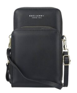 2020 New Mini Women Messenger Bags Female Bags Top Quality Phone Pocket Women Bags Fashion Small Bags For Girl ACCESSORIES Color: Black 2 Pocket Size: Mini(Max Length<20cm) 