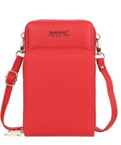 2020 New Mini Women Messenger Bags Female Bags Top Quality Phone Pocket Women Bags Fashion Small Bags For Girl ACCESSORIES Color: Red 3 Pocket Size: Mini(Max Length<20cm) 