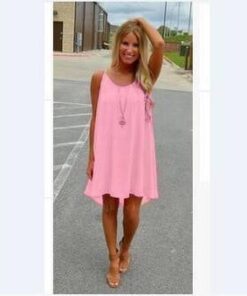 Women beach dress fluorescence female summer dress chiffon voile women dress summer style women clothing plus size lyq01 NEON COLOR DRESSES Color: lyq01fen Size: L 