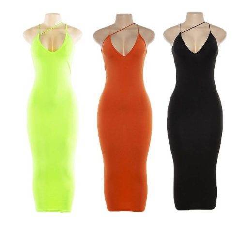 Women Ladies Solid Sexy Skinny Slim Bodycon Sleeveless Hollow Out Summer Clubwear Party Long Maxi Dress NEON GREEN DRESSES color: As Show|As Show|As Show|As Show|Black|Burgundy|Green|Leopard|Navy Blue|Orange|Pink|Purple|Serpentine